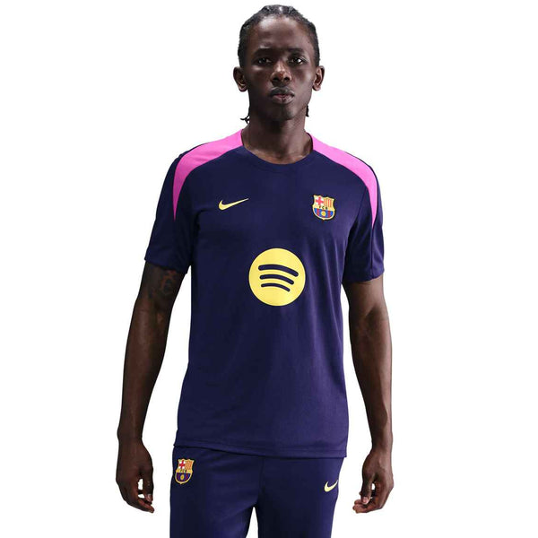 NIKE BARCELONA 25-26 STRIKE SS TOP IMPERIAL PURPLE/MIDWEST GOLD