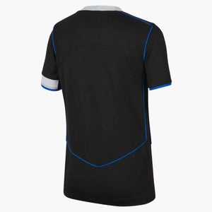 NIKE JR CHELSEA 25-26 THIRD JERSEY BLACK/FIELD SILVER