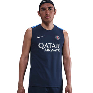 NIKE PSG 25-26 STRIKE SLEEVE TOP MIDNIGHT NAVY/DIFFUSED BLUE