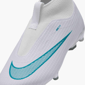 NIKE JR ZM SUPERFLY 11 ACADEMY FG WHITE/DUSTY CACTUS