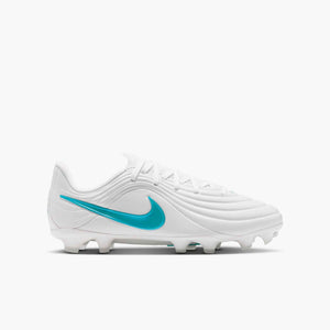 NIKE JR TIEMPO MAESTRO ACADEMY FG WHITE/DUSTY CACTUS
