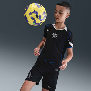 NIKE JR CHELSEA 25-26 THIRD JERSEY BLACK/FIELD SILVER