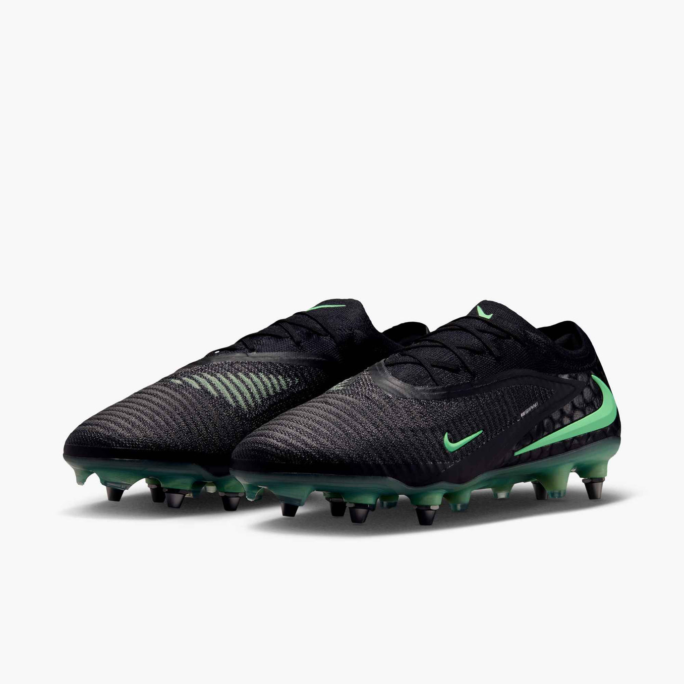 NIKE PHANTOM 6 LOW ELITE SG BLACK/ILLUSION GREEN