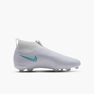 NIKE JR ZM SUPERFLY 11 ACADEMY FG WHITE/DUSTY CACTUS