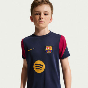 NIKE JR BARCELONA 26-27 STRIKE SS TOP NOBLE RED/MINERAL YELLOW