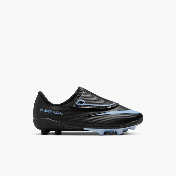 NIKE JR VAPOR 16 CLUB MG BLACK/ICE BLUE