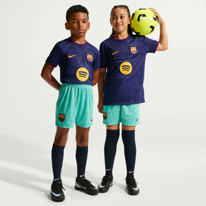 NIKE JR BARCELONA 26-27 THIRD SHORT GREEN FROST