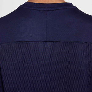 NIKE JR HAALAND DRI-FIT SS TOP BLACKENED BLUE