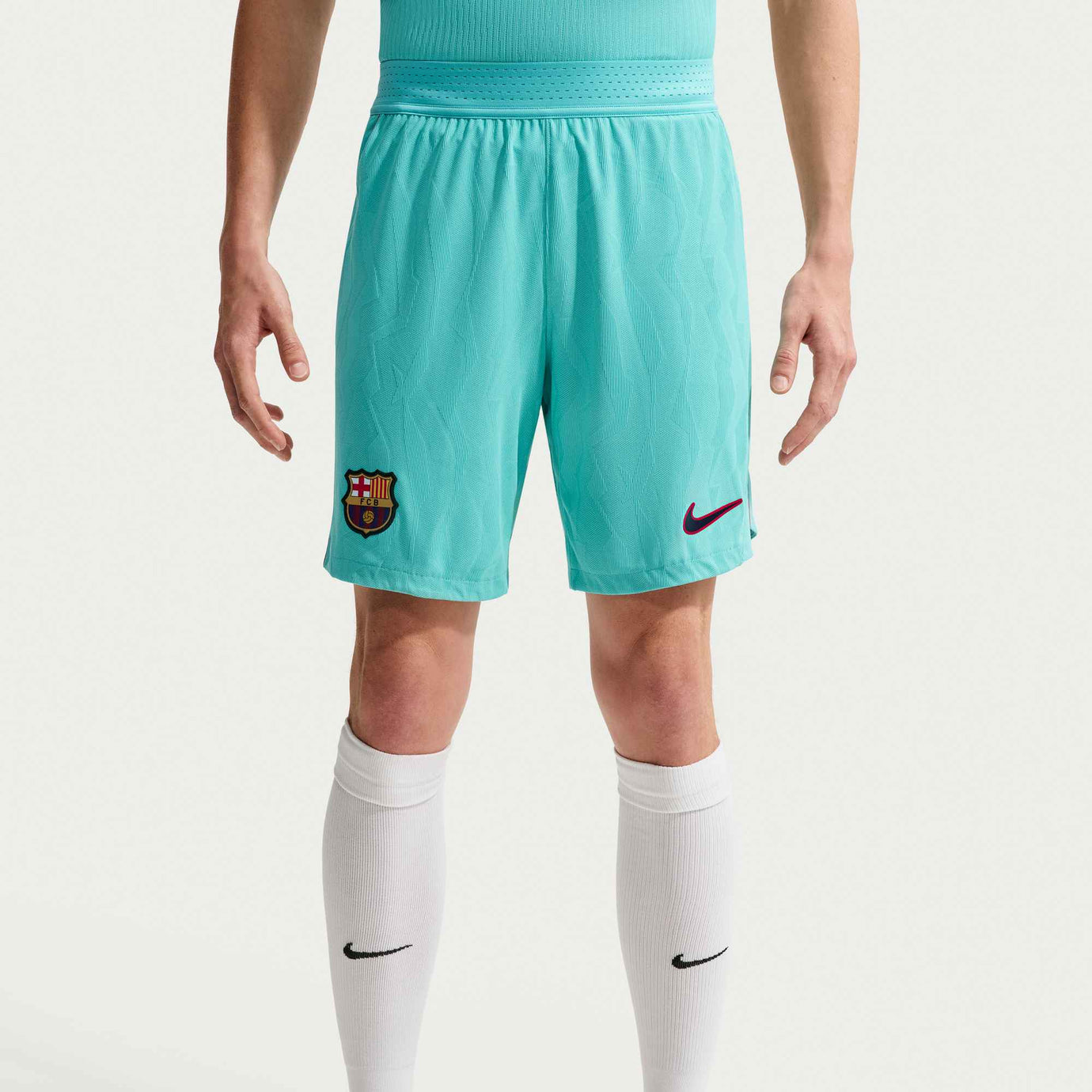 NIKE BARCELONA 26-27 ADVANCED THIRD SHORT GREEN FROST