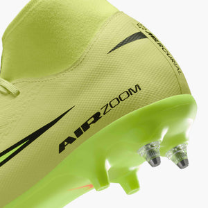NIKE ZM SUPERFLY 10 ACADEMY SG LIMELIGHT/HYPER CRIMSON