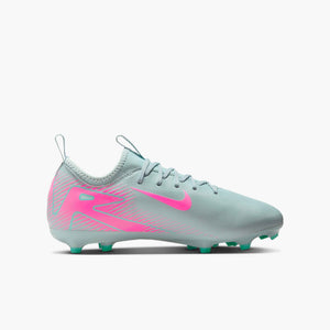 NIKE JR ZM VAPOR 16 ACADEMY FG OCEAN CUBE/PINK BLAST