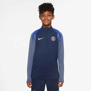 NIKE JR PSG 25-26 STRIKE DRILL TOP MIDNIGHT NAVY/DIFFUSED BLUE