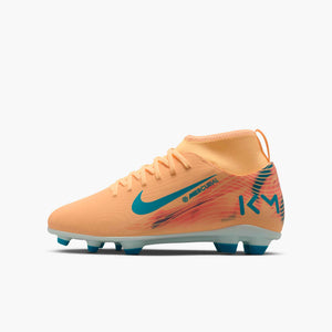 NIKE JR ZM SUPERFLY 10 CLUB FG MBAPPE MELON TINT/IGLOO