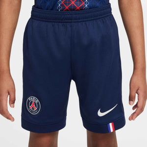 NIKE JR PSG 25-26 HOME SHORT MIDNIGHT NAVY/WHITE