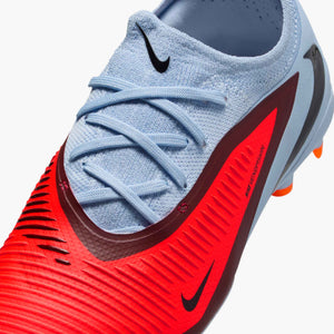NIKE JR PHANTOM 6 LOW PRO FG BRIGHT CRIMSON/ROYAL TINT
