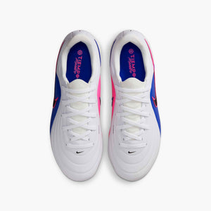 NIKE JR TIEMPO MAESTRO ACADEMY FG WHITE/RACER BLUE