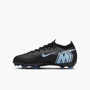 NIKE JR ZM VAPOR 16 PRO FG BLACK/ICE BLUE