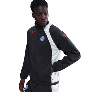 NIKE PSG 25-26 T90 TRACK JACKET BLACK/WHITE