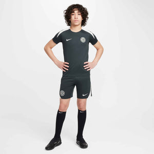 NIKE JR CHELSEA 25-26 STRIKE SS TOP OUTDOOR GREEN