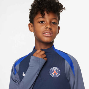 NIKE JR PSG 25-26 STRIKE DRILL TOP MIDNIGHT NAVY/DIFFUSED BLUE