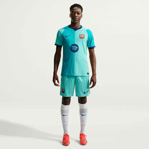 NIKE BARCELONA 26-27 ADVANCED THIRD JERSEY GREEN FROST