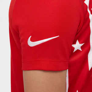 NIKE JR ATLETICO 25-26 PRE-MATCH JERSEY SPORT RED/WHITE