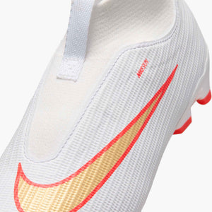 NIKE JR ZM SUPERFLY 11 ACADEMY LK FG WHITE/BRIGHT CRIMSON
