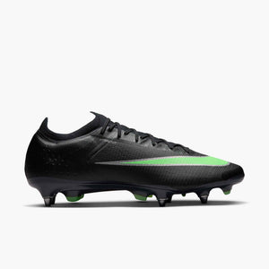 NIKE ZM VAPOR 17 ELITE SG BLACK/ILLUSION GREEN