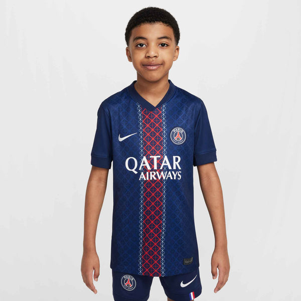 NIKE JR PSG 25-26 HOME JERSEY MIDNIGHT NAVY/WHITE
