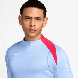 NIKE STRIKE DRI-FIT T90 DRILL TOP ROYAL TINT/WHITE