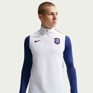 NIKE CHELSEA 26-27 STRIKE DRILL TOP WHITE/RUSH BLUE