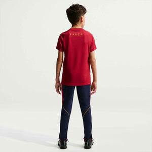 NIKE JR BARCELONA 26-27 STRIKE PANT BLACKENED BLUE/NOBLE RED