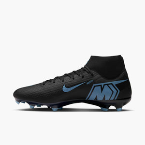 NIKE ZM SUPERFLY 10 ACADEMY FG BLACK/ICE BLUE