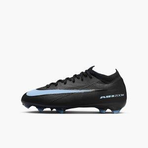 NIKE JR ZM VAPOR 16 PRO FG BLACK/ICE BLUE