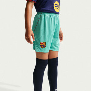 NIKE JR BARCELONA 26-27 THIRD SHORT GREEN FROST