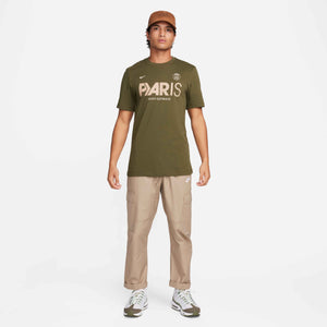 NIKE PSG 23-24 SS MERC TEE  ROUGH GREEN