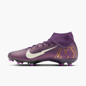 NIKE ZM SUPERFLY 10 ACADEMY FG MBAPPE GRAND PURPLE/IVORY