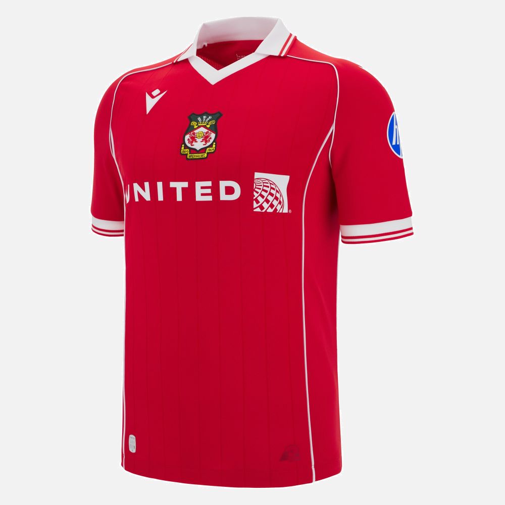 MACRON WREXHAM 25-26 HOME JERSEY RED