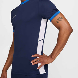 NIKE DRY-FIT ACADEMY25 SS TOP MIDNIGHT NAVY/WHITE