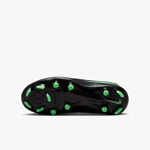 NIKE JR PHANTOM 6 HIGH ACADEMY FG BLACK/ILLUSION GREEN