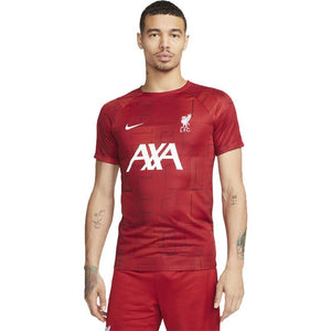 NIKE LIVERPOOL 23-24 PRE-MATCH TOP GYM RED/WHITE