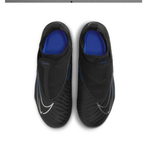 NIKE JR PHANTOM GX ACADEMY DF FG BLACK/CHROME/HYPER ROYAL