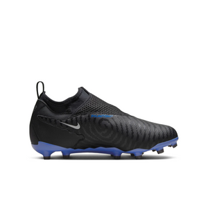 NIKE JR PHANTOM GX ACADEMY DF FG BLACK/CHROME/HYPER ROYAL