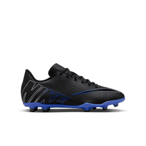 NIKE JR ZOOM MERCURIAL VAPOR 15 CLUB FG BLACK/CHROME/HYPER ROYAL