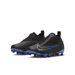 NIKE JR PHANTOM GX ACADEMY DF FG BLACK/CHROME/HYPER ROYAL