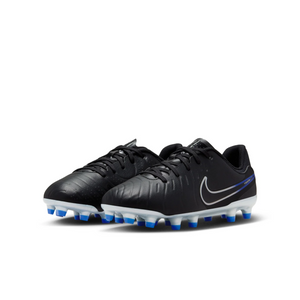 NIKE JR TIEMPO LEGEND 10 ACADEMY FG BLACK/CHROME/HYPER ROYAL