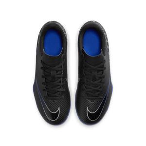 NIKE JR ZOOM MERCURIAL VAPOR 15 CLUB FG BLACK/CHROME/HYPER ROYAL