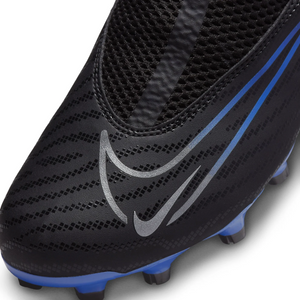 NIKE JR PHANTOM GX ACADEMY DF FG BLACK/CHROME/HYPER ROYAL