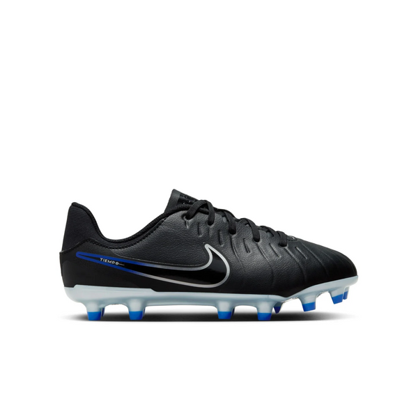 NIKE JR TIEMPO LEGEND 10 ACADEMY FG BLACK/CHROME/HYPER ROYAL