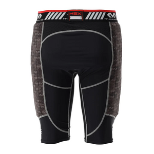 MC DAVID 7748R HEX GOAL KEEPER SHORT GUARD BLACK/GREY